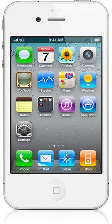 Смартфон APPLE iPhone 4 8GB White - Прохладный