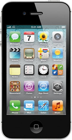 Смартфон APPLE iPhone 4S 16GB Black - Прохладный